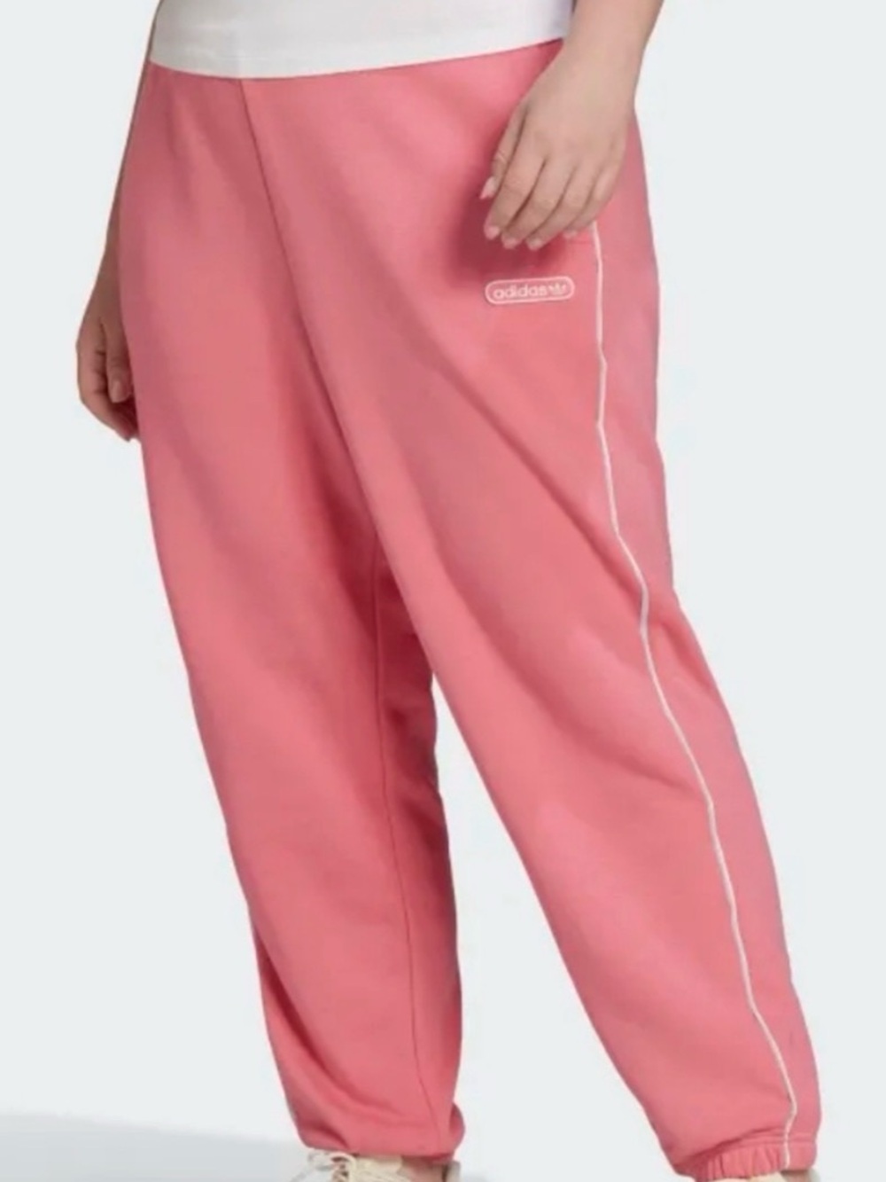 adidas Originals Retro Luxury French Terry Sweatpants Rose Tone Pink Sz 2X NWT